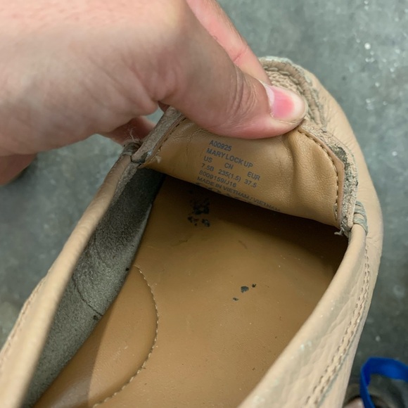 Coach Women's Beige Moccasins - Picture 5 of 5